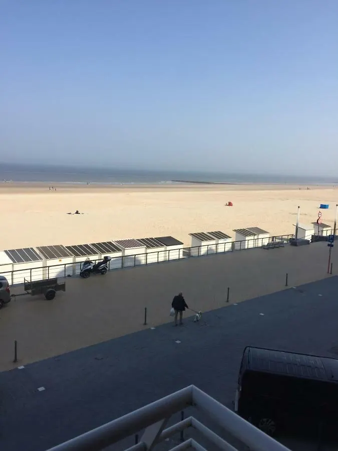 Studio Zwembad Met Frontaal Zeezicht Ostende